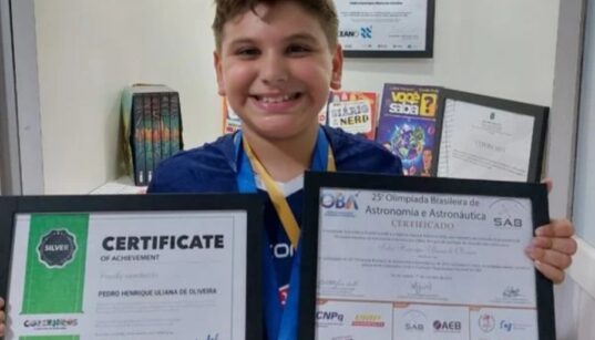 Brasileiro de 9 anos vai disputar Olimpíada de Matemática nos EUA