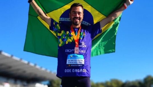 Atleta brasileiro vai aos jogos mundiais para transplantados com ajuda de doações