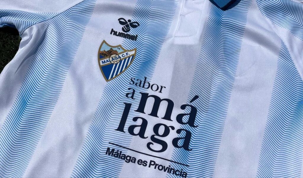 malaga, camiseta, escudo, paciente